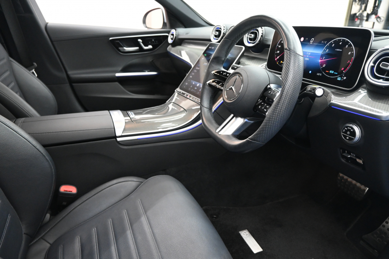 メルセデスベンツ Cクラス C200ｽﾃｰｼｮﾝﾜｺﾞﾝ AVG ﾚｻﾞｰEXｸﾙ&RSP AMGﾗｲﾝP ﾍﾞｰｼｯｸP　ACC 黒革 ﾊﾟﾉﾗﾏSR 純正ﾅﾋﾞ ﾌﾙｾｸﾞ Carplay ｱﾝﾋﾞｴﾝﾄﾗｲﾄ 純正18ｲﾝﾁAW ﾘｱｱｸｽﾙｽﾃｱﾘﾝｸﾞ　2年保証付