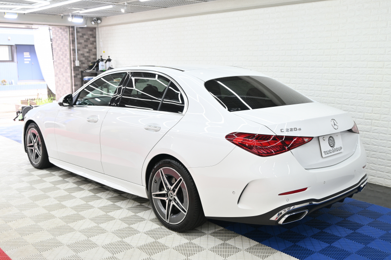 メルセデスベンツ Cクラス C220d AVG ﾍﾞｰｼｯｸ&ﾚｰﾀﾞｰｾｰﾌﾃｨP　1ｵﾅ ACC ﾘｱｱｸｽﾙ Pｽﾀ ECO  ﾊｰﾌ革 HDDﾅﾋﾞTV 360ｶﾒﾗ Carplay AMGｴｱﾛ&18ｲﾝﾁAW LEDﾗｲﾄ　新車保証付