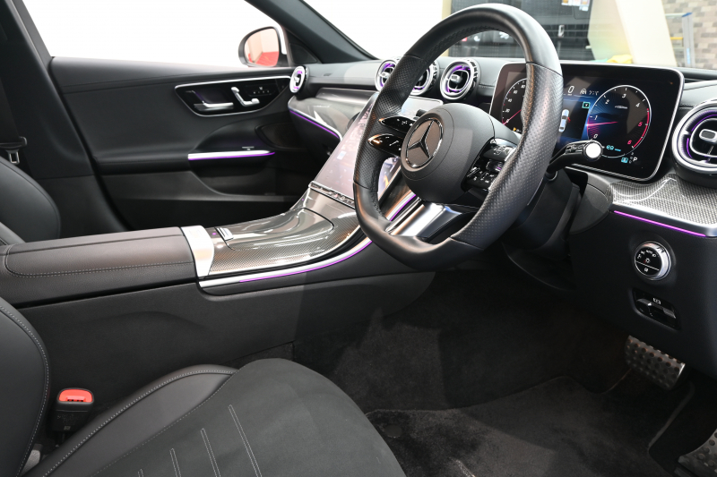 メルセデスベンツ Cクラス C220d AVG ﾍﾞｰｼｯｸ&ﾚｰﾀﾞｰｾｰﾌﾃｨP　1ｵﾅ ACC ﾘｱｱｸｽﾙ Pｽﾀ ECO  ﾊｰﾌ革 HDDﾅﾋﾞTV 360ｶﾒﾗ Carplay AMGｴｱﾛ&18ｲﾝﾁAW LEDﾗｲﾄ　新車保証付