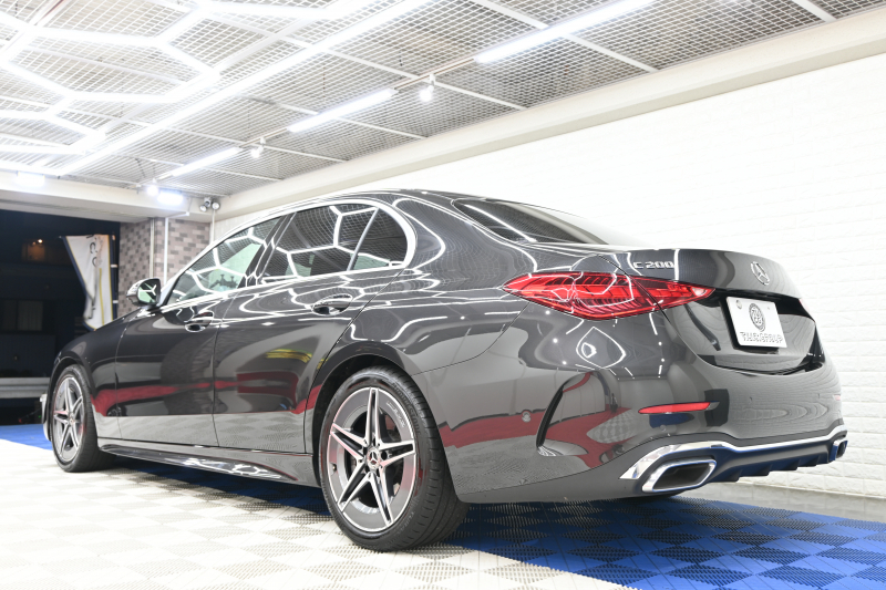 メルセデスベンツ Cクラス C200AVG AMGﾗｲﾝ&ﾍﾞｰｼｯｸP ﾚｰﾀﾞｰｾｰﾌﾃｨP 1ｵﾅ ﾊｰﾌ革 純正HDDﾅﾋﾞ Carplay BTｵｰﾃﾞｨｵ&TEL ﾜｲﾔﾚｽ充電器 ｱﾝﾋﾞｴﾝﾄﾗｲﾄ AMGｴｱﾛ&18ｲﾝﾁAW　新車保証付