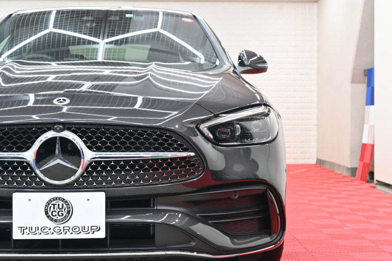 メルセデスベンツ Cクラス C200AVG AMGﾗｲﾝ&ﾍﾞｰｼｯｸP ﾚｰﾀﾞｰｾｰﾌﾃｨP 1ｵﾅ ﾊｰﾌ革 純正HDDﾅﾋﾞ Carplay BTｵｰﾃﾞｨｵ&TEL ﾜｲﾔﾚｽ充電器 ｱﾝﾋﾞｴﾝﾄﾗｲﾄ AMGｴｱﾛ&18ｲﾝﾁAW　新車保証付