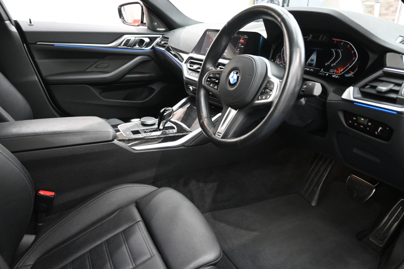 BMW 4シリーズ 420i ｸﾞﾗﾝｸｰﾍﾟ Mｽﾎﾟｰﾂ&ﾊｲﾗｲﾝP ｺﾝﾌｫｰﾄP　ﾄﾞﾗｲﾋﾞﾝｸﾞｱｼｽﾄﾌﾟﾛﾌｪｯｼｮﾅﾙ 黒革 BMWﾗｲﾌﾞｺｯｸﾋﾟｯﾄ ﾌﾙｾｸﾞ Mｴｱﾛ&19ｲﾝﾁAW LEDﾗｲﾄ harman/kardon　2年保証付