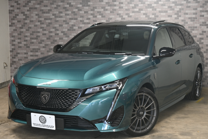 プジョー 308 308SW GT ﾌﾞﾙｰHDi　☆期間限定掲載☆ ACC BSM ｽﾏｰﾄｷｰ 専用ｽﾎﾟｰﾂｼｰﾄ ﾊﾟﾉﾗﾏSR Carplay i-Connect 360ｶﾒﾗ 自動Rｹﾞｰﾄ OZ18AW　新車保証