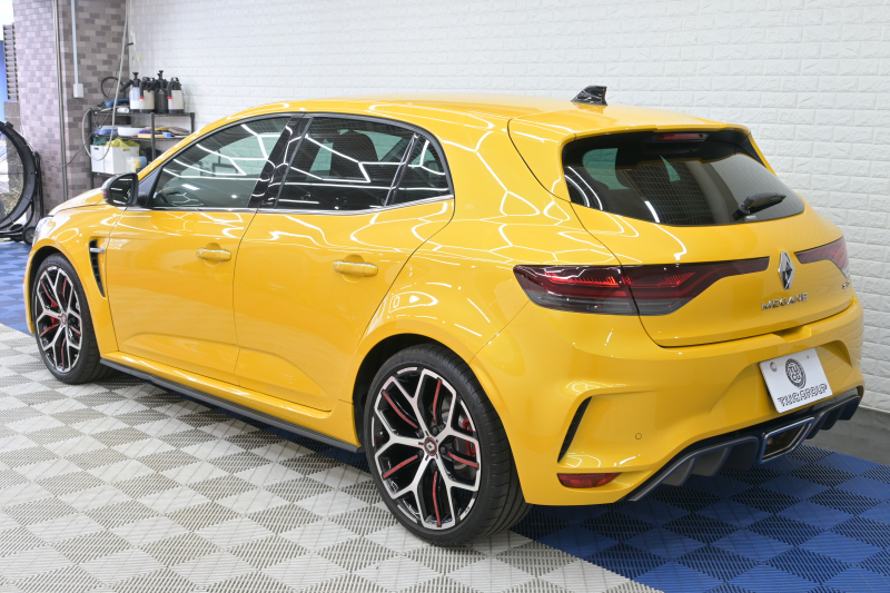 ルノー メガーヌ RSﾄﾛﾌｨｰ　RECARO製ﾌﾛﾝﾄﾊﾞｹｯﾄｼｰﾄ 純正ﾀｯﾁｽｸﾘｰﾝ Bluetoothｵｰﾃﾞｨｵ CarPlay Bｶﾒﾗ 前後PTS 19ｲﾝﾁ鍛造AW ﾌﾞﾚﾝﾎﾞ製ﾚｯﾄﾞｷｬﾘﾊﾟｰ LEDﾍｯﾄﾞﾗｲﾄ　2年保証付