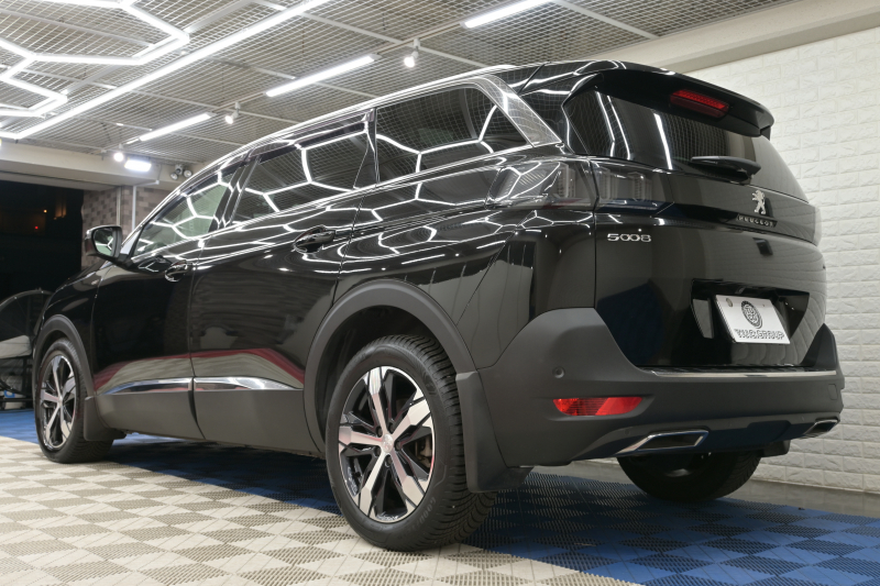 プジョー 5008 GT　後期ﾓﾃﾞﾙ ACC LKA ﾊｰﾌ革 ﾊﾟﾉﾗﾏR 純正ﾅﾋﾞTV ﾘｱﾓﾆﾀｰ Carplay Bｶﾒﾗ 前後ｺｰﾅｰｾﾝｻｰ 純正18ｲﾝﾁAW LEDﾗｲﾄ　2年保証付