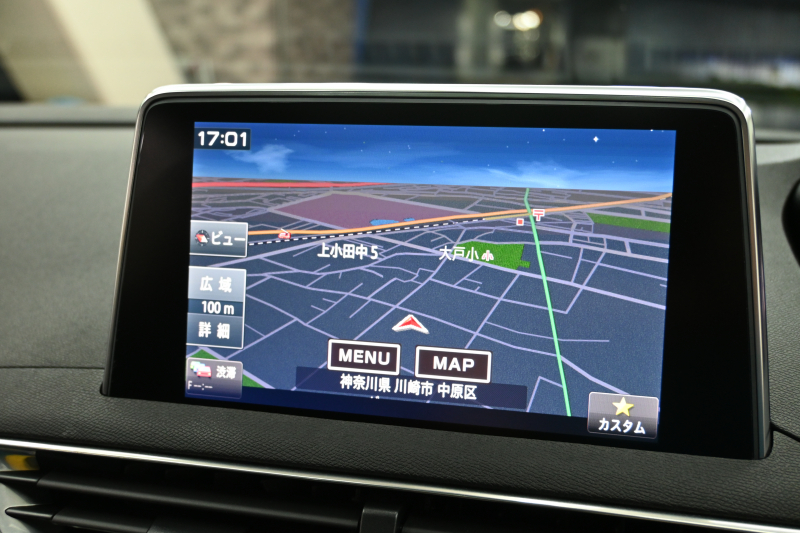 プジョー 5008 GT　後期ﾓﾃﾞﾙ ACC LKA ﾊｰﾌ革 ﾊﾟﾉﾗﾏR 純正ﾅﾋﾞTV ﾘｱﾓﾆﾀｰ Carplay Bｶﾒﾗ 前後ｺｰﾅｰｾﾝｻｰ 純正18ｲﾝﾁAW LEDﾗｲﾄ　2年保証付