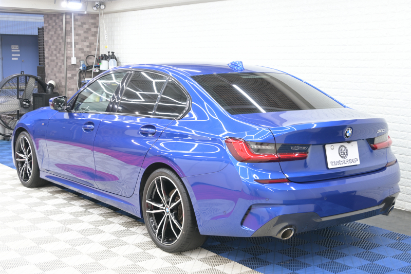 BMW 3シリーズ 320i ｽﾎﾟｰﾂ ﾃﾞﾋﾞｭｰ&ｺﾝﾌｫｰﾄP　ACC ｳﾞｧｰﾈｽｶﾚｻﾞｰ 純正HDDﾅﾋﾞ Carplay Bｶﾒﾗ Mｴｱﾛ&19ｲﾝﾁAW 自動ﾄﾗﾝｸ ﾜｲﾔﾚｽﾁｬｰｼﾞ　2年保証付