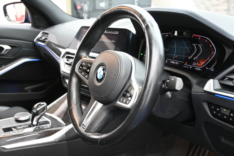 BMW 3シリーズ 320i ｽﾎﾟｰﾂ ﾃﾞﾋﾞｭｰ&ｺﾝﾌｫｰﾄP　ACC ｳﾞｧｰﾈｽｶﾚｻﾞｰ 純正HDDﾅﾋﾞ Carplay Bｶﾒﾗ Mｴｱﾛ&19ｲﾝﾁAW 自動ﾄﾗﾝｸ ﾜｲﾔﾚｽﾁｬｰｼﾞ　2年保証付