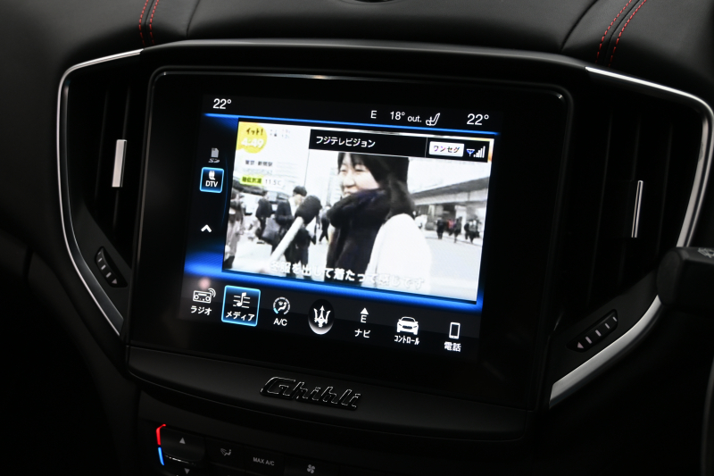 マセラティ ギブリ S ｸﾞﾗﾝｽﾎﾟｰﾂ ﾈﾘｯｼﾓPKG　ACC BSM 黒革 8.4ｲﾝﾁMTC+ TV CarPlay 360ｶﾒﾗ ｳﾗｰﾉ20ｲﾝﾁAW ﾊﾟﾄﾞﾙｼﾌﾄ harman/kardon　2年保証付