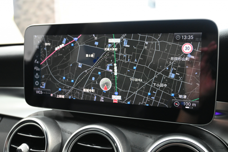 メルセデスベンツ Cクラス C200 AVG AMGﾗｲﾝ ﾚｰﾀﾞｰｾｰﾌﾃｨPKG　後期 BSG Meｺﾈ Pｽﾀ 黒革 HDDﾅﾋﾞTV CarPlay Bｶﾒﾗ AMGｴｱﾛ&18ｲﾝﾁAW LED　2年保証付
