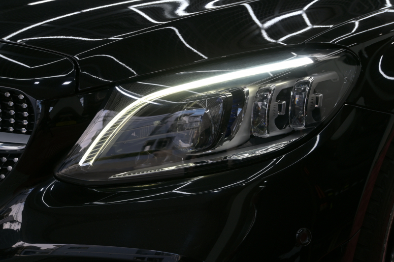 メルセデスベンツ Cクラス C200 AVG AMGﾗｲﾝ ﾚｰﾀﾞｰｾｰﾌﾃｨPKG　後期 BSG Meｺﾈ Pｽﾀ 黒革 HDDﾅﾋﾞTV CarPlay Bｶﾒﾗ AMGｴｱﾛ&18ｲﾝﾁAW LED　2年保証付