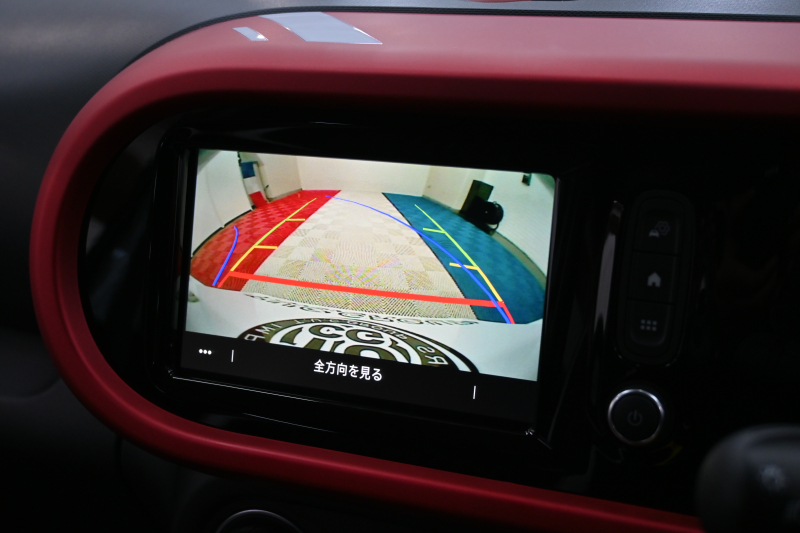 ルノー トゥインゴ ﾙｺｯｸｽﾎﾟﾙﾃｨﾌ　100台限定特別仕様車 1ｵﾅ ｸﾙｺﾝ ECO機能 専用ｺﾝﾋﾞｼｰﾄ ﾀｯﾁｽｸﾘｰﾝ CarPlay Bｶﾒﾗ 専用16ｲﾝﾁAW　2年保証付