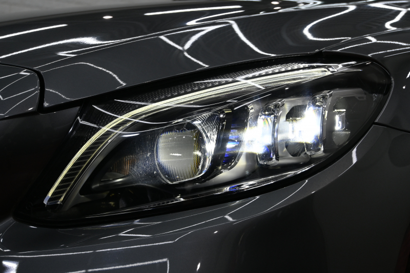 メルセデスベンツ Cクラス C220d ﾛｰﾚｳｽED ｽﾎﾟｰﾂ+&ﾚｰﾀﾞｰｾｰﾌﾃｨP　後期 ACC Pｽﾀ ECO LKA 黒革 HDDﾅﾋﾞTV Bｶﾒﾗ Carplay AMGｴｱﾛ&AMG18ｲﾝﾁAW LEDﾗｲﾄ　2年保証付