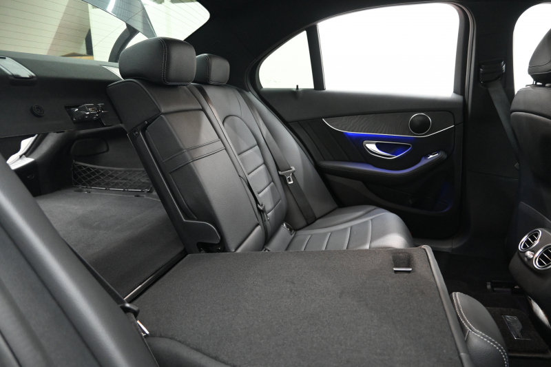 メルセデスベンツ Cクラス C220d ﾛｰﾚｳｽED ｽﾎﾟｰﾂ+&ﾚｰﾀﾞｰｾｰﾌﾃｨP　後期 ACC Pｽﾀ ECO LKA 黒革 HDDﾅﾋﾞTV Bｶﾒﾗ Carplay AMGｴｱﾛ&AMG18ｲﾝﾁAW LEDﾗｲﾄ　2年保証付