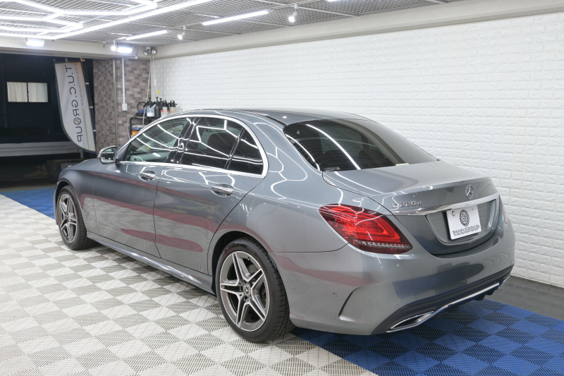 メルセデスベンツ Cクラス C220d ﾛｰﾚｳｽED ｽﾎﾟｰﾂ+&ﾚｰﾀﾞｰｾｰﾌﾃｨP　後期 ACC Pｽﾀ ECO LKA 黒革 HDDﾅﾋﾞTV Bｶﾒﾗ Carplay AMGｴｱﾛ&AMG18ｲﾝﾁAW LEDﾗｲﾄ　2年保証付