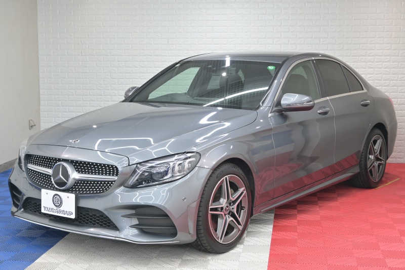 メルセデスベンツ Cクラス C220d ﾛｰﾚｳｽED ｽﾎﾟｰﾂ+&ﾚｰﾀﾞｰｾｰﾌﾃｨP　後期 ACC Pｽﾀ ECO LKA 黒革 HDDﾅﾋﾞTV Bｶﾒﾗ Carplay AMGｴｱﾛ&AMG18ｲﾝﾁAW LEDﾗｲﾄ　2年保証付