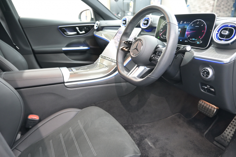 メルセデスベンツ Cクラス C220d AVG ﾍﾞｰｼｯｸ&ﾚｰﾀﾞｰｾｰﾌﾃｨP　ACC ﾘｱｱｸｽﾙ Pｽﾀ ECO  ﾊｰﾌ革 HDDﾅﾋﾞTV 360ｶﾒﾗ Carplay AMGｴｱﾛ&18ｲﾝﾁAW LEDﾗｲﾄ　2年保証付