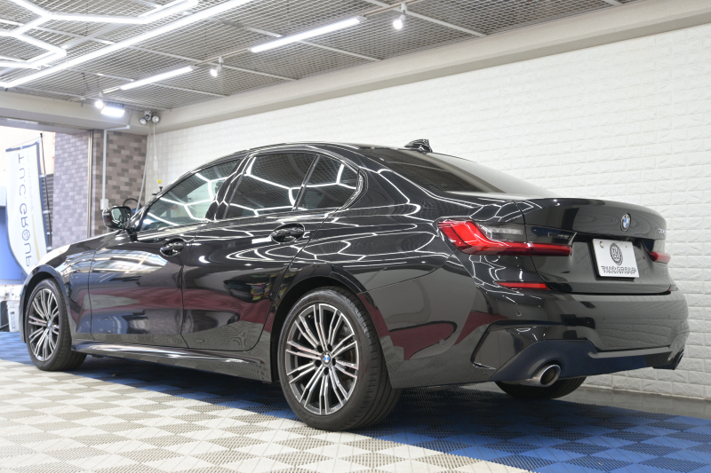 BMW 3シリーズ 320i Mｽﾎﾟｰﾂ ｺﾝﾌｫｰﾄP　ACC ﾌﾞﾗｯｸﾊｰﾌﾚｻﾞｰ 純正HDDﾅﾋﾞ Carplay Bｶﾒﾗ Mｴｱﾛ&19ｲﾝﾁAW 自動ﾄﾗﾝｸ ﾜｲﾔﾚｽﾁｬｰｼﾞ　2年保証付