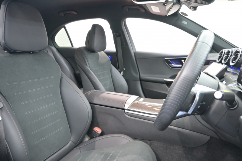 メルセデスベンツ Cクラス C200 4MATIC AVG AMGﾗｲﾝ&ﾚｰﾀﾞｰｾｰﾌﾃｨPKG　1ｵｰﾅｰ ACC 4WD Pｽﾀ ECO ﾊｰﾌ革 HDDﾅﾋﾞTV 360ｶﾒﾗ CarPlay AMGｴｱﾛ&18ｲﾝﾁAW LEDﾗｲﾄ　2年保証付