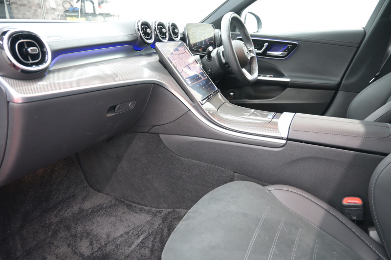 メルセデスベンツ Cクラス C200 4MATIC AVG AMGﾗｲﾝ&ﾚｰﾀﾞｰｾｰﾌﾃｨPKG　1ｵｰﾅｰ ACC 4WD Pｽﾀ ECO ﾊｰﾌ革 HDDﾅﾋﾞTV 360ｶﾒﾗ CarPlay AMGｴｱﾛ&18ｲﾝﾁAW LEDﾗｲﾄ　2年保証付