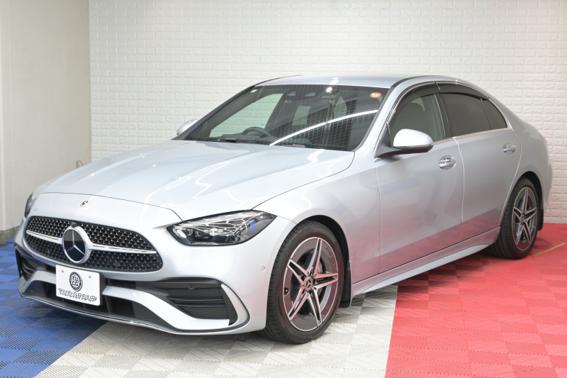 メルセデスベンツ Cクラス C200 4MATIC AVG AMGﾗｲﾝ&ﾚｰﾀﾞｰｾｰﾌﾃｨPKG　1ｵｰﾅｰ ACC 4WD Pｽﾀ ECO ﾊｰﾌ革 HDDﾅﾋﾞTV 360ｶﾒﾗ CarPlay AMGｴｱﾛ&18ｲﾝﾁAW LEDﾗｲﾄ　2年保証付