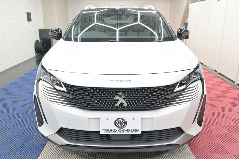 プジョー 3008 GT HYBRID4　ACC Pｽﾀ ECO ﾊｰﾌ革 ﾏｯｻｰｼﾞ機能 ﾊﾟﾉﾗﾏR ﾅﾋﾞTV 8ｲﾝﾁﾀｯﾁｽｸﾘｰﾝ AppleCarPlay 自動ﾃｰﾙｹﾞｰﾄ BSM LKA 純正18ｲﾝﾁAW　2年保証付