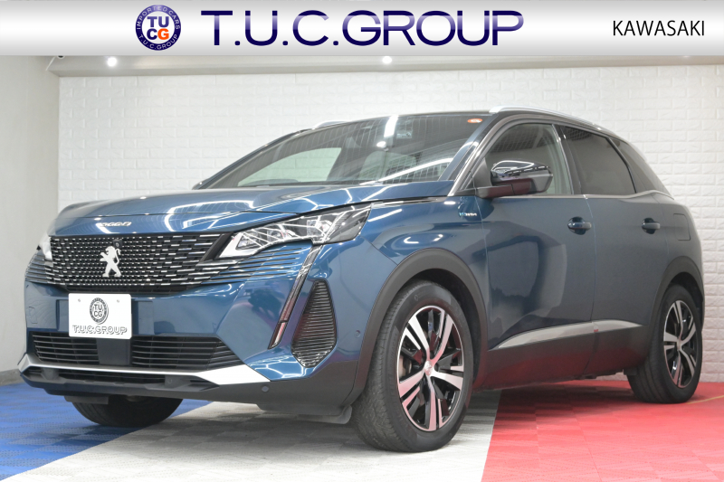 プジョー 3008 GT HYBRID4 ﾚｻﾞｰPKG　1ｵｰﾅｰ ACC Pｽﾀ ECO 黒本革 ﾏｯｻｰｼﾞ機能 ﾊﾟﾉﾗﾏR 8ｲﾝﾁﾀｯﾁｽｸﾘｰﾝ AppleCarPlay 自動ﾃｰﾙｹﾞｰﾄ BSM LKA 純正18ｲﾝﾁAW　2年保証付