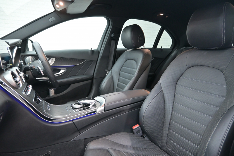 メルセデスベンツ Cクラス C200 ﾛｰﾚｳｽED ｽﾎﾟｰﾂ+&ﾚｰﾀﾞｰｾｰﾌﾃｨP　後期 ACC Pｽﾀ ECO LKA 黒革 ﾍﾞﾝﾁﾚｰﾀｰ 純正HDDﾅﾋﾞTV Bｶﾒﾗ CarPlay AMGｴｱﾛ&AMG18ｲﾝﾁAW LEDﾗｲﾄ　2年保証付