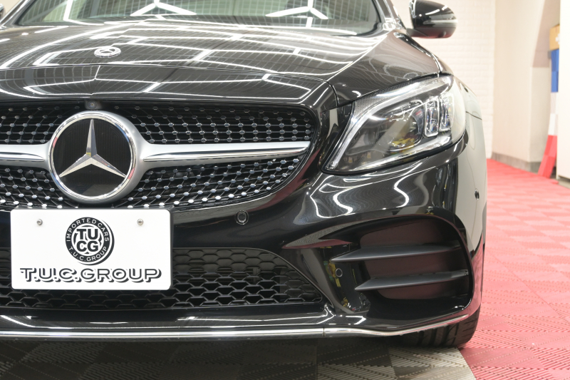 メルセデスベンツ Cクラス C200 ﾛｰﾚｳｽED ｽﾎﾟｰﾂ+&ﾚｰﾀﾞｰｾｰﾌﾃｨP　後期 ACC Pｽﾀ ECO LKA 黒革 ﾍﾞﾝﾁﾚｰﾀｰ 純正HDDﾅﾋﾞTV Bｶﾒﾗ CarPlay AMGｴｱﾛ&AMG18ｲﾝﾁAW LEDﾗｲﾄ　2年保証付