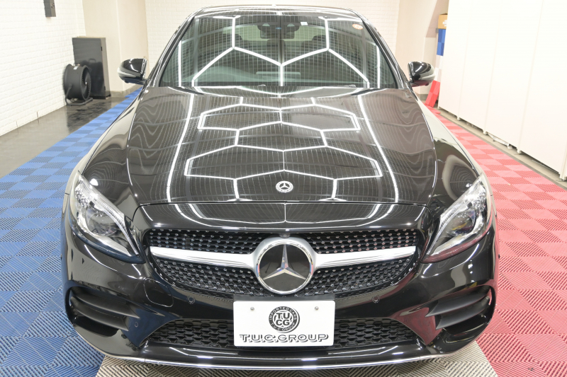 メルセデスベンツ Cクラス C200 ﾛｰﾚｳｽED ｽﾎﾟｰﾂ+&ﾚｰﾀﾞｰｾｰﾌﾃｨP　後期 ACC Pｽﾀ ECO LKA 黒革 ﾍﾞﾝﾁﾚｰﾀｰ 純正HDDﾅﾋﾞTV Bｶﾒﾗ CarPlay AMGｴｱﾛ&AMG18ｲﾝﾁAW LEDﾗｲﾄ　2年保証付