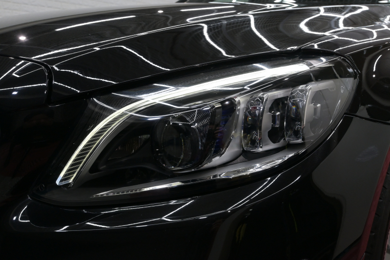 メルセデスベンツ Cクラス C200 ﾛｰﾚｳｽED ｽﾎﾟｰﾂ+&ﾚｰﾀﾞｰｾｰﾌﾃｨP　後期 ACC Pｽﾀ ECO LKA 黒革 ﾍﾞﾝﾁﾚｰﾀｰ 純正HDDﾅﾋﾞTV Bｶﾒﾗ CarPlay AMGｴｱﾛ&AMG18ｲﾝﾁAW LEDﾗｲﾄ　2年保証付