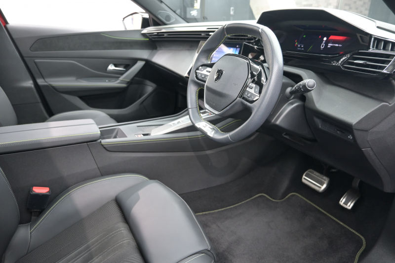 プジョー 308 GT ﾌﾞﾙｰHDi　ACC BSM 専用ｽﾎﾟｰﾂｼｰﾄ 純正ﾅﾋﾞ Carplay i-Connect 360ｶﾒﾗ LEDﾍｯﾄﾞﾗｲﾄ 純正18AW　2年保証付