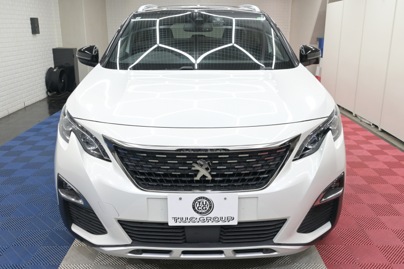 プジョー 5008 GT ﾌﾞﾙｰHDi　ACC Pｽﾀ ECO BSM ﾊｰﾌﾚｻﾞｰ ﾏｯｻｰｼﾞ機能 純正ﾀｯﾁｽｸﾘｰﾝ ﾌﾙｾｸﾞ CarPlay BTｵｰﾃﾞｨｵ&TEL 純正18ｲﾝﾁAW　2年保証付