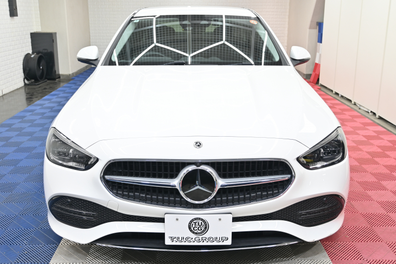 メルセデスベンツ Cクラス C200 4MATIC AVG ﾚｻﾞｰｴｸｽｸﾙｰｼﾌﾞ　ACC Pｽﾀ ECO 黒革 HDDﾅﾋﾞTV 360ｶﾒﾗ CarPlay ﾍｯﾄﾞｱｯﾌﾟD 純正17ｲﾝﾁAW LEDﾗｲﾄ　2年保証付