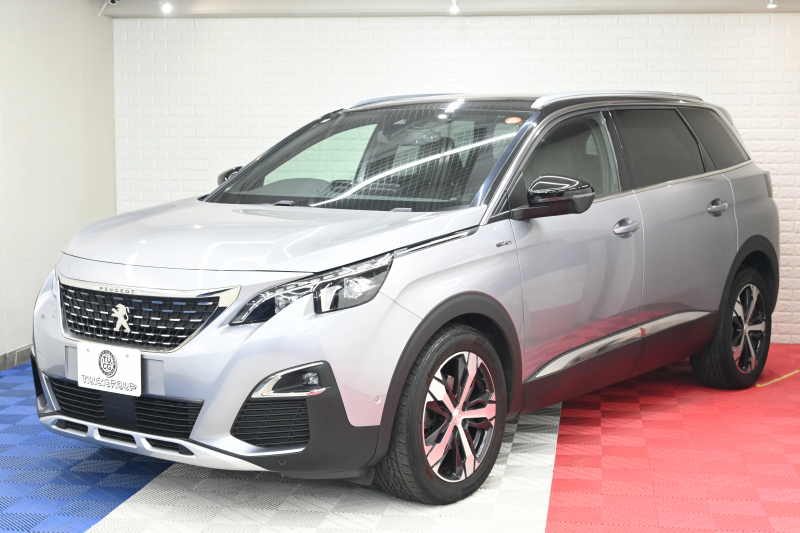 プジョー 5008 GTﾗｲﾝ ﾌﾞﾙｰHDi　ACC Pｽﾀ ECO BSM ﾊｰﾌﾚｻﾞｰ ﾏｯｻｰｼﾞ機能 純正ﾀｯﾁｽｸﾘｰﾝﾅﾋﾞ ﾌﾙｾｸﾞ CarPlay BTｵｰﾃﾞｨｵ&TEL 純正18ｲﾝﾁAW　2年保証付