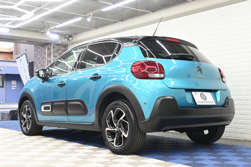 シトロエン C3 ｼｬｲﾝ　1ｵｰﾅｰ Pｽﾀ ECO ｸﾙｺﾝ ｱｸﾃｨﾌﾞｾｰﾌﾃｨﾌﾞﾚｰｷ LDW BSM ﾌｧﾌﾞﾘｯｸｼｰﾄ 7ｲﾝﾁﾀｯﾁｽｸﾘｰﾝ 純正ﾅﾋﾞTV 16ｲﾝﾁAW LEDﾍｯﾄﾞﾗｲﾄ ﾊﾞｲﾄｰﾝﾙｰﾌ　2年保証付