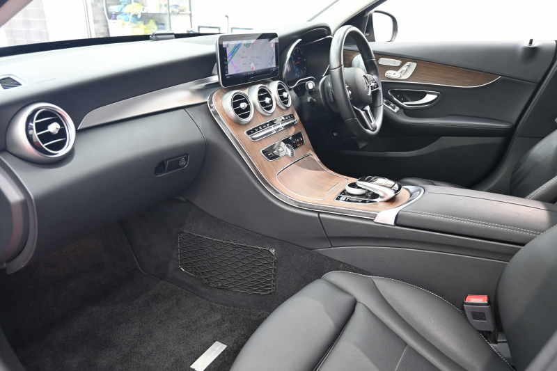 メルセデスベンツ Cクラス C220d AVG ﾜｺﾞﾝ ﾚｻﾞｰEXｸﾙｰｼﾌﾞ&RSP　ACC Pｽﾀ ECO 黒革 HDDﾅﾋﾞ ﾌﾙｾｸﾞ Brumesterｻｳﾝﾄﾞ HUD 純正17ｲﾝﾁAW 自動ﾃｰﾙｹﾞｰﾄ&ﾌｯﾄﾄﾗﾝｸ ｴｱﾊﾞﾗﾝｽP　2年保証付