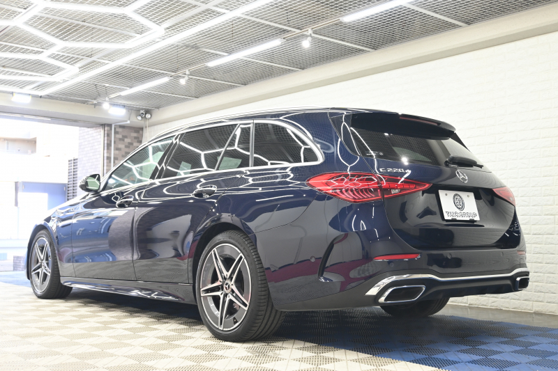 メルセデスベンツ Cクラス C220d ｽﾃｰｼｮﾝﾜｺﾞﾝ AVG AMGﾗｲﾝ ﾚｻﾞｰEXｸﾙ&ﾚｰﾀﾞｰSP　ACC Pｽﾀ ECO 茶革 ﾊﾟﾉﾗﾏｻﾝﾙｰﾌ MBUXﾅﾋﾞTV 360ｶﾒﾗ CarPlay AMGｴｱﾛ&18ｲﾝﾁAW LED　2年保証付