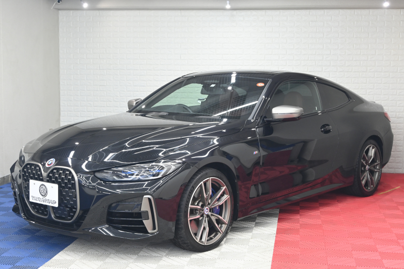 BMW 4シリーズ M440i xDriveｸｰﾍﾟ　1ｵﾅ ACC ｲﾝﾃﾘS ｺﾝﾌｫA ECO 赤革 ｻﾝﾙｰﾌ 純正HDDﾅﾋﾞ ﾌﾙｾｸﾞ Carplay 360ｶﾒﾗ harman/kardon Mｴｱﾛ&19ｲﾝﾁAW LEDﾗｲﾄ　2年保証付