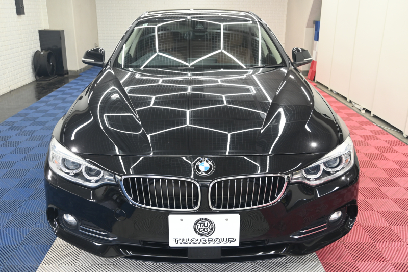 BMW 4シリーズ 420iｸﾞﾗﾝｸｰﾍﾟ ﾗｸﾞｼﾞｭｱﾘｰ　ｺﾝﾌｫA ACC ｲﾝﾃﾘS LCW LKA 茶革 純正HDDﾅﾋﾞ BTｵｰﾃﾞｨｵ&TEL Bｶﾒﾗ 純正18AW ﾘｱPDC　2年保証付