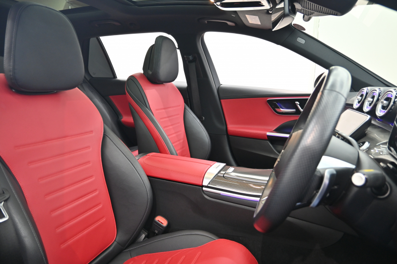 メルセデスベンツ Cクラス C220d ｽﾃｰｼｮﾝﾜｺﾞﾝ AVG AMGﾗｲﾝ ﾚｻﾞｰEXC&ﾚｰﾀﾞｰSP　1ｵｰﾅｰ ACC Pｽﾀ ECO 黒赤革 ﾊﾟﾉﾗﾏｻﾝﾙｰﾌ MBUXﾅﾋﾞTV 360ｶﾒﾗ CarPlay ﾍｯﾄﾞｱｯﾌﾟD AMGｴｱﾛ&18ｲﾝﾁAW LED　2年保証付