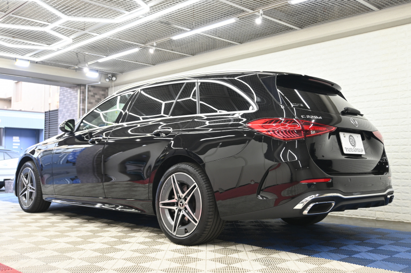 メルセデスベンツ Cクラス C220d ｽﾃｰｼｮﾝﾜｺﾞﾝ AVG AMGﾗｲﾝ ﾚｻﾞｰEXC&ﾚｰﾀﾞｰSP　1ｵｰﾅｰ ACC Pｽﾀ ECO 黒赤革 ﾊﾟﾉﾗﾏｻﾝﾙｰﾌ MBUXﾅﾋﾞTV 360ｶﾒﾗ CarPlay ﾍｯﾄﾞｱｯﾌﾟD AMGｴｱﾛ&18ｲﾝﾁAW LED　2年保証付