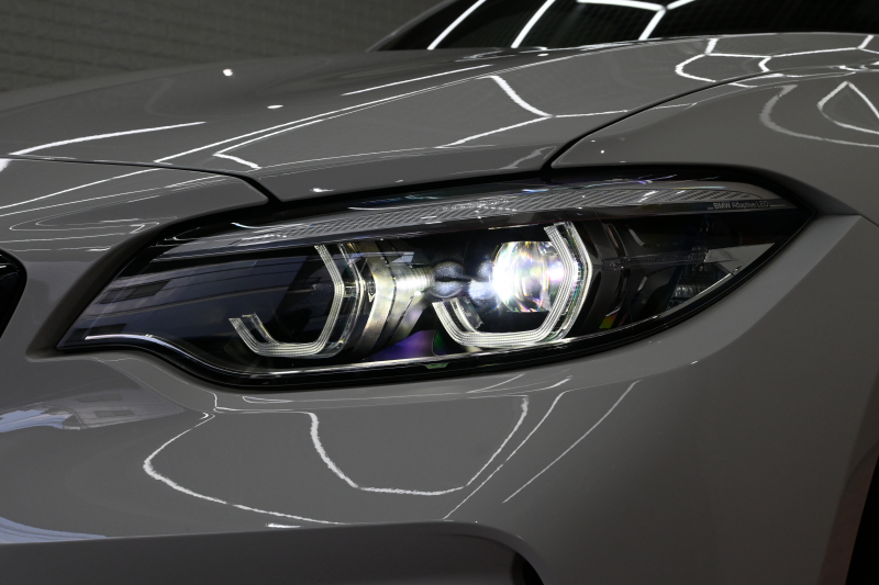 BMW Mシリーズ M2 ｺﾝﾍﾟﾃｨｼｮﾝ　正規D車 1ｵｰﾅｰ 後期LCI ｺﾝﾌｫｰﾄA ｲﾝﾃﾘｼﾞｪﾝﾄS 黒革 純正iDriveﾅﾋﾞ harman/kardon 純正19ｲﾝﾁAW　2年保証付