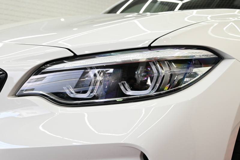 BMW Mシリーズ M2 ｺﾝﾍﾟﾃｨｼｮﾝ　正規D車 1ｵｰﾅｰ 後期LCI ｺﾝﾌｫｰﾄA ｲﾝﾃﾘｼﾞｪﾝﾄS 黒革 純正iDriveﾅﾋﾞ harman/kardon 純正19ｲﾝﾁAW　2年保証付