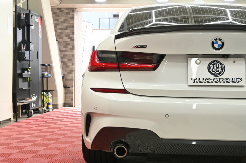 BMW 3シリーズ 320d xDrive Mｽﾎﾟｰﾂ ﾊｲﾗｲﾝPKG　ACC 黒革 純正HDDﾅﾋﾞ CarPlay 360ｶﾒﾗ Mｴｱﾛ&19ｲﾝﾁAW 自動ﾄﾗﾝｸ KW車高調　2年保証付