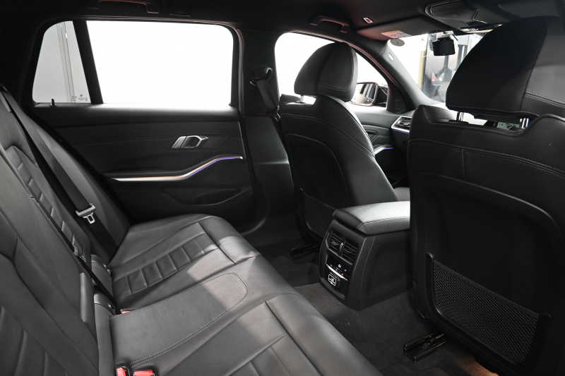 BMW 3シリーズ 320i ﾂｰﾘﾝｸﾞ Mｽﾎﾟｰﾂ ﾊｲﾗｲﾝPKG　ACC 黒革 純正HDDﾅﾋﾞ CarPlay 360ｶﾒﾗ Mｴｱﾛ&18ｲﾝﾁAW 自動ﾄﾗﾝｸ ﾜｲﾔﾚｽﾁｬｰｼﾞ　2年保証付