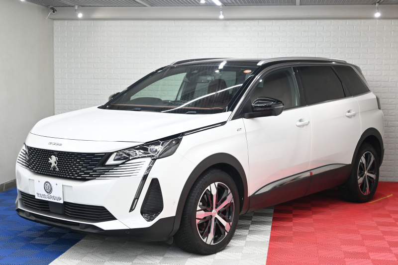 プジョー 5008 5008 GT ﾌﾞﾙｰHDi ﾚｯﾄﾞﾅｯﾊﾟ　特別仕様 後期ﾓﾃﾞﾙ ACC LKA 赤革 ﾊﾟﾉﾗﾏSR 純正ﾅﾋﾞTV CarPlay 360ﾋﾞｼﾞｮﾝ 前後ｺｰﾅｰｾﾝｻｰ 純正18ｲﾝﾁAW LEDﾗｲﾄ　2年保証付