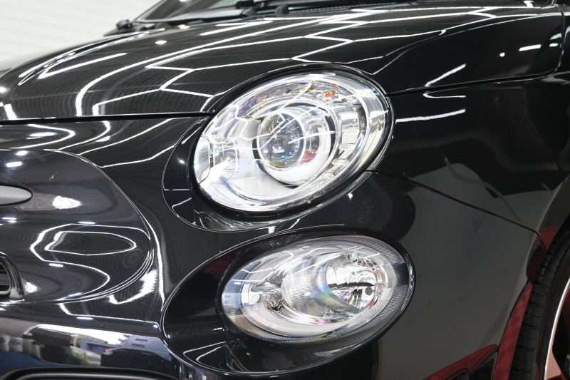 アバルト 595 ｺﾝﾍﾟﾃｨﾂｨｵｰﾈ　正規D車 左H 5速MT Sabeltｽﾎﾟｰﾂｼｰﾄ 純正OPﾅﾋﾞTV ﾌﾙｾｸﾞ Bｶﾒﾗ 17ｲﾝﾁAW ﾚｯﾄﾞｷｬﾘﾊﾟｰ ﾚｺｰﾄﾞﾓﾝﾂｧ　2年保証付