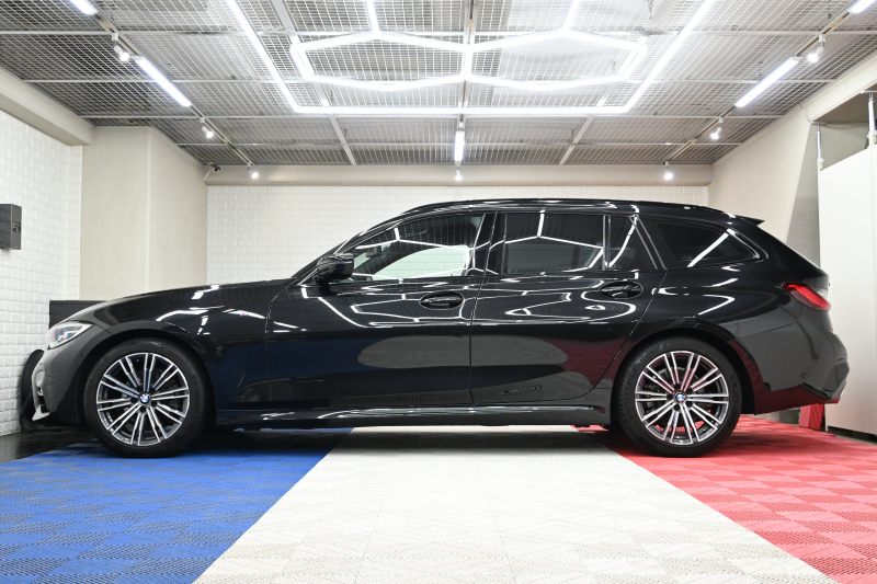 BMW 3シリーズ 320d ﾂｰﾘﾝｸﾞ Mｽﾎﾟｰﾂ ﾊｲﾗｲﾝPKG　ACC 黒革 純正HDDﾅﾋﾞ CarPlay Bｶﾒﾗ Mｴｱﾛ&18ｲﾝﾁAW 自動ﾄﾗﾝｸ ﾜｲﾔﾚｽﾁｬｰｼﾞ　2年保証付