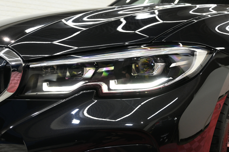 BMW 3シリーズ 320d ﾂｰﾘﾝｸﾞ Mｽﾎﾟｰﾂ ﾊｲﾗｲﾝPKG　ACC 黒革 純正HDDﾅﾋﾞ CarPlay Bｶﾒﾗ Mｴｱﾛ&18ｲﾝﾁAW 自動ﾄﾗﾝｸ ﾜｲﾔﾚｽﾁｬｰｼﾞ　2年保証付